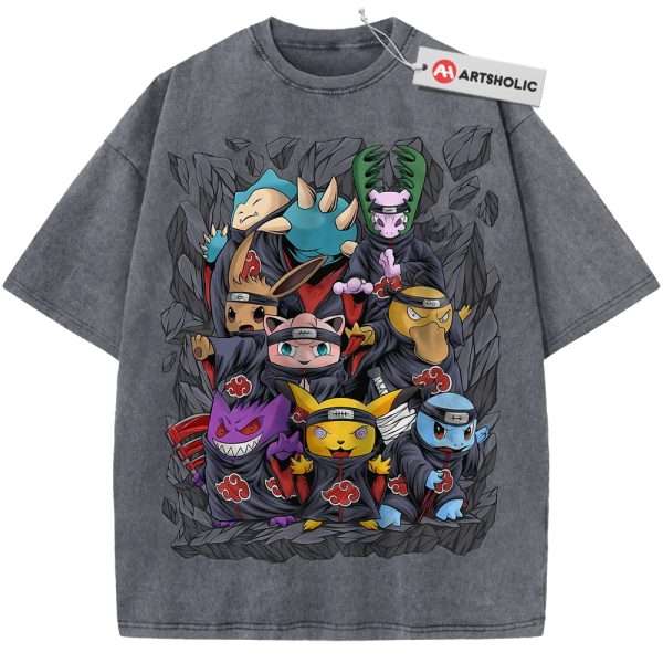 Anime Shirt, Pokemon shirt, Vintage Tee - Grey, 3XL