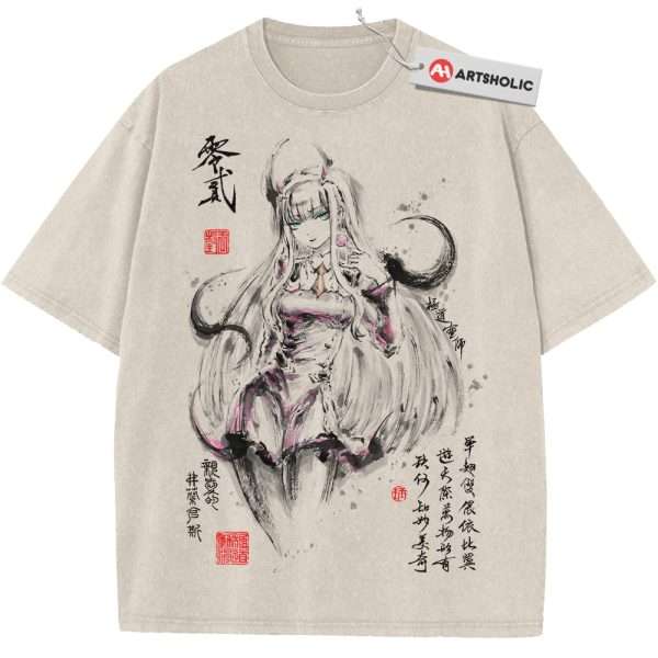 Zero Two Shirt, Darling in the Franxx Shirt, Anime Shirt, Vintage Tee