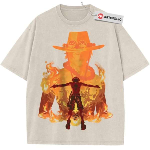 Portgas D Ace Shirt, One Piece Shirt, Anime Shirt, Vintage Tee