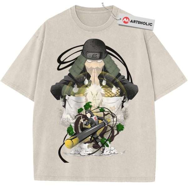 Hiruzen Sarutobi Shirt, Naruto Shirt, Anime Shirt, Vintage Tee