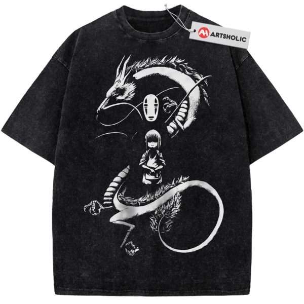 Chihiro and Haku Shirt, Spirited Away Shirt, Studio Ghibli Shirt, Anime Shirt, Vintage Tee