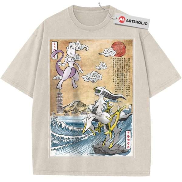 Arceus vs Mewtwo Shirt, Pokemon Shirt, Anime Shirt, Vintage Tee