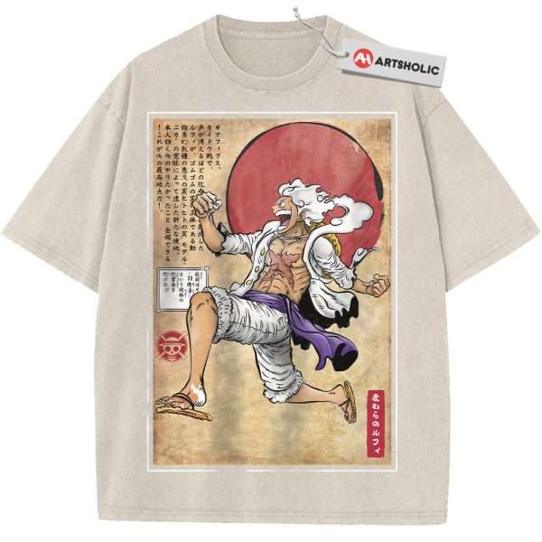 Monkey D Luffy Shirt, Luffy Gear 5 Shirt, One Piece Shirt, Anime Shirt, Vintage Tee