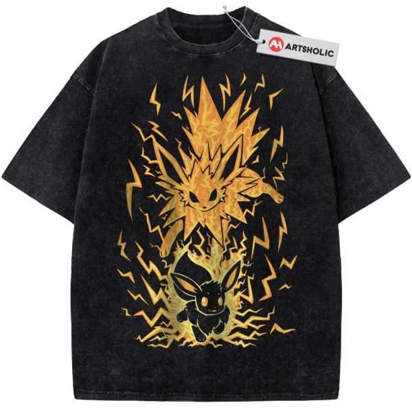 Jolteon Shirt, Eevee Shirt, Pokemon Shirt, Anime Shirt, Vintage Tee