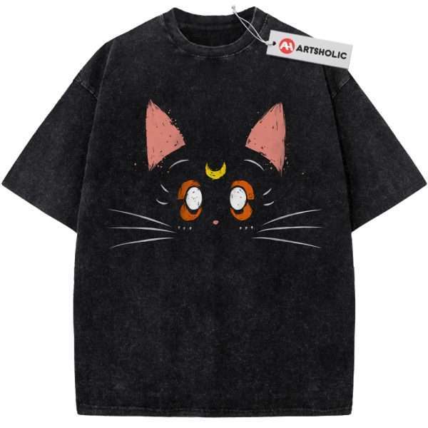 Luna Cat Shirt, Sailor Moon Shirt, Anime Shirt, Vintage T-Shirt