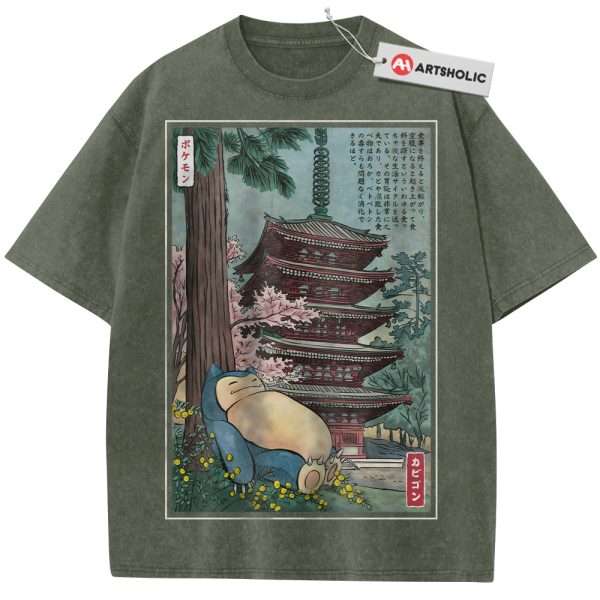 Snorlax Shirt, Pokemon Shirt, Anime Shirt, Vintage Tee