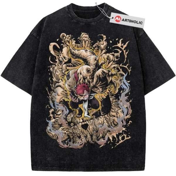 Gaara Shirt, Naruto Shirt, Anime Shirt, Vintage Tee