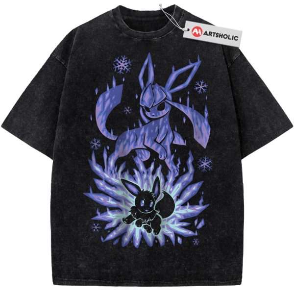 Glaceon Shirt, Eevee Shirt, Pokemon Shirt, Anime Shirt, Vintage Tee