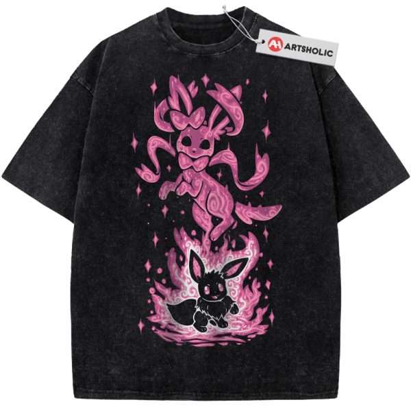 Sylveon Shirt, Eevee Shirt, Pokemon Shirt, Anime Shirt, Vintage Tee