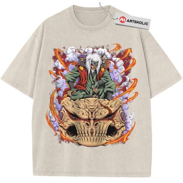 Skull Jiraiya Shirt, Naruto Shirt, Anime Shirt, Vintage T-Shirt