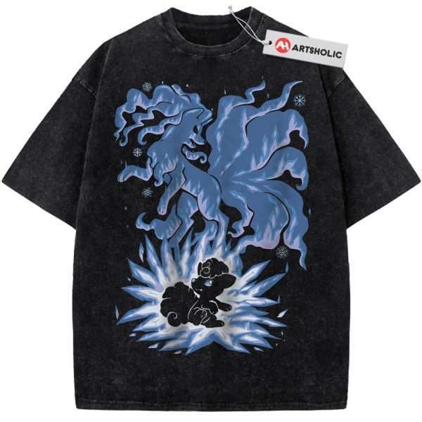 Alolan Ninetales Shirt, Vulpix Shirt, Pokemon Shirt, Anime Shirt, Vintage Tee