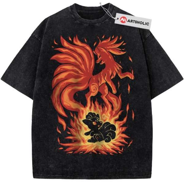 Ninetales Shirt, Vulpix Shirt, Pokemon Shirt, Anime Shirt, Vintage Tee