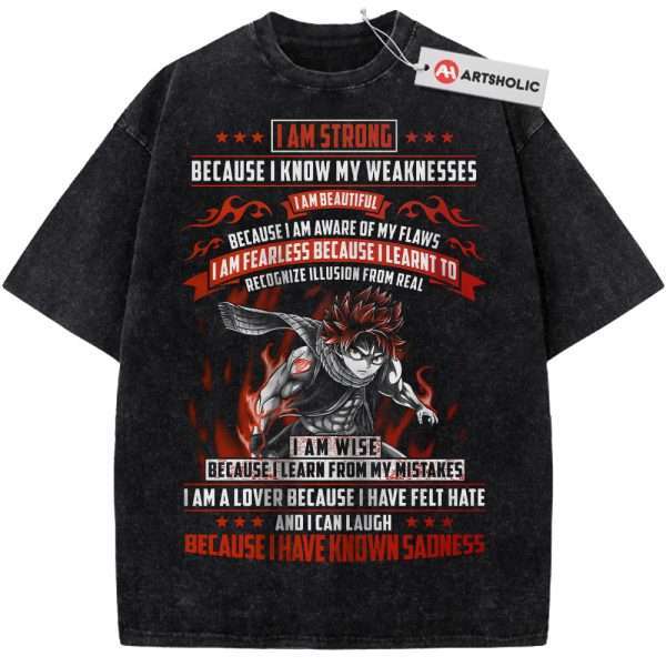 Natsu Dragneel Shirt, Fairy Tail Shirt, Anime Shirt, Vintage T-Shirt