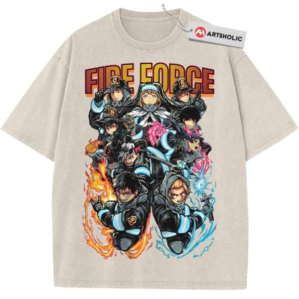 Fire Force Shirt, Anime Shirt, Vintage T-Shirt