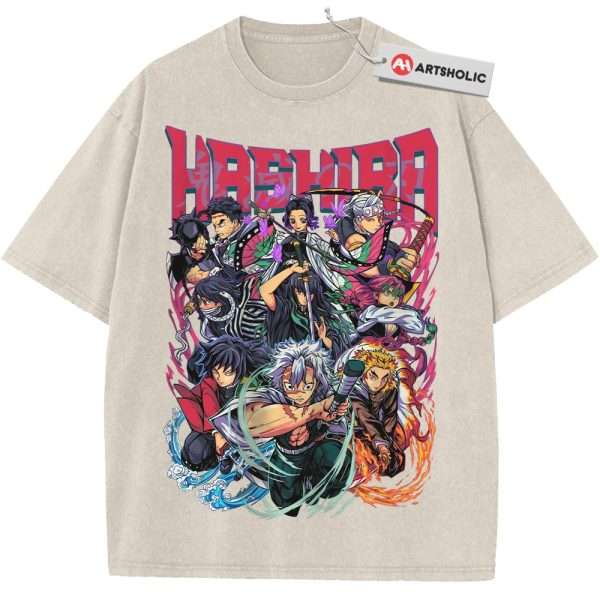 Hashira Shirt, Demon Slayer Shirt, Anime Shirt, Vintage T-Shirt