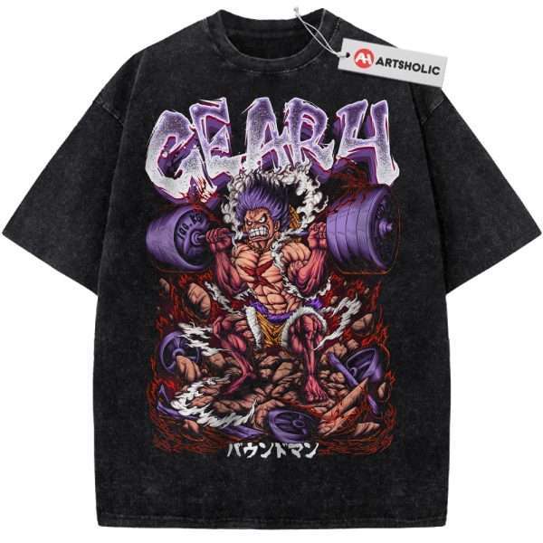 Squat Gym Luffy Shirt, One Piece Shirt, Anime Shirt, Vintage Tee