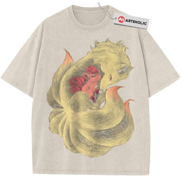 Ninetales Shirt, Vulpix Shirt, Pokemon Shirt, Anime Shirt, Vintage T-Shirt
