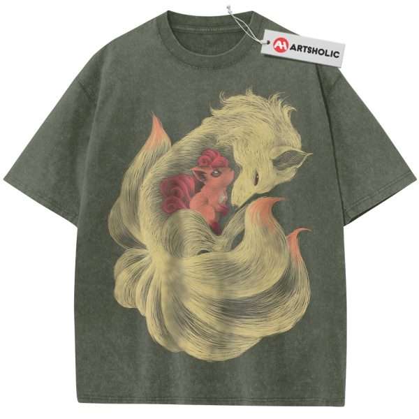 Ninetales Shirt, Vulpix Shirt, Pokemon Shirt, Anime Shirt, Vintage T-Shirt