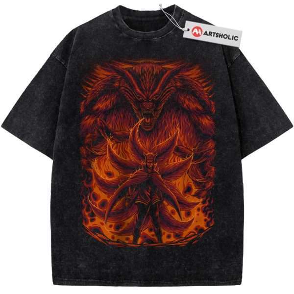 Kurama Shirt, Naruto Shirt, Anime Shirt, Vintage Tee