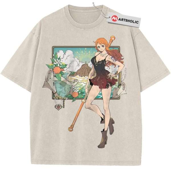 Nami Shirt, One Piece Shirt, Anime Shirt, Vintage T-Shirt