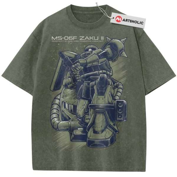 MS-06 Zaku II Shirt, The Gundam Shirt, Anime Shirt, Vintage T-Shirt