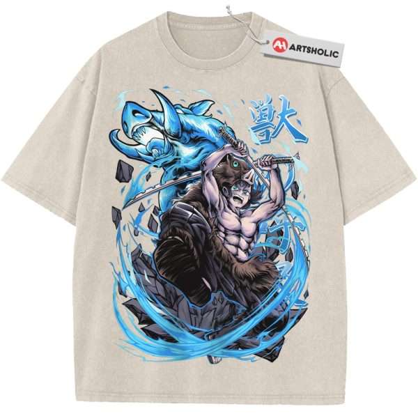 Inosuke Hashibira Shirt, Demon Slayer Shirt, Anime Shirt, Vintage Tee