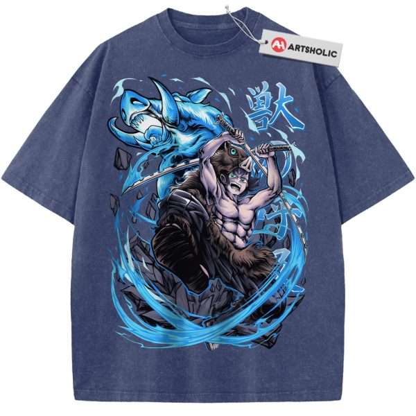 Inosuke Hashibira Shirt, Demon Slayer Shirt, Anime Shirt, Vintage Tee