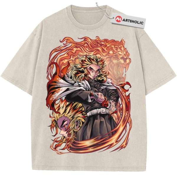 Kyojuro Rengoku Shirt, Demon Slayer Shirt, Anime Shirt, Vintage T-Shirt