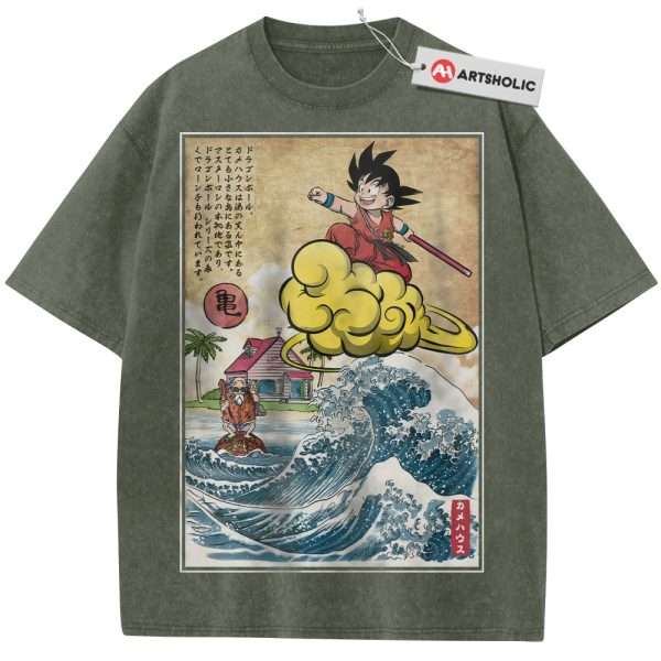 Dragon Ball Shirt, DBZ Shirt, Anime Shirt, Vintage Tee - Army Green, 5XL