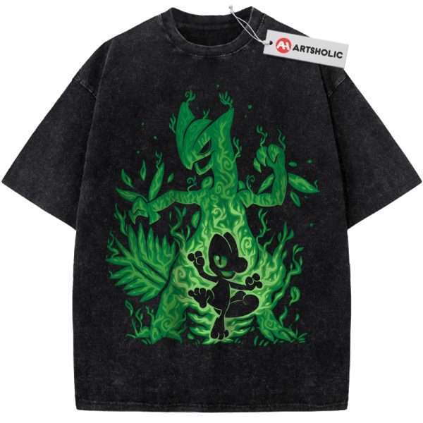 Treecko Shirt, Sceptile Shirt, Pokemon Shirt, Anime Shirt, Vintage T-Shirt