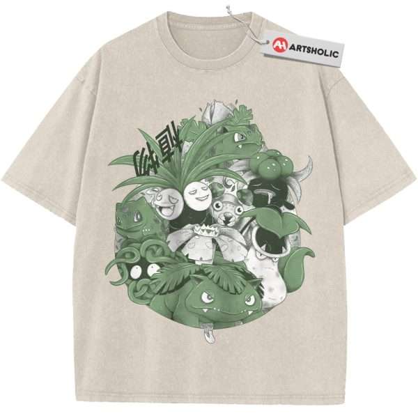 Grass Class Pokemon Shirt, Anime Shirt, Vintage T-Shirt