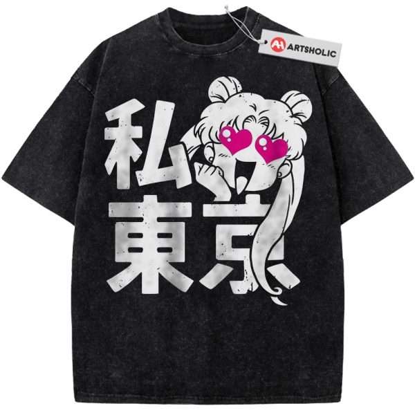 Usagi Tsukino Shirt, Sailor Moon Shirt, Anime Shirt, Vintage Tee