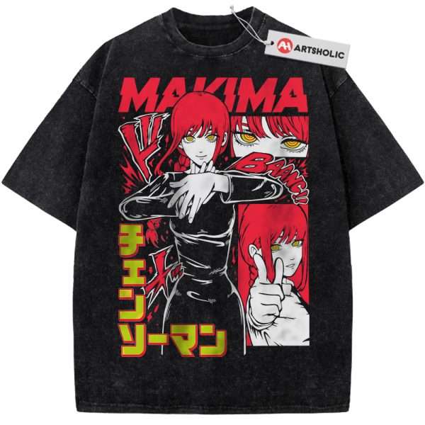 Makima Shirt, Chainsaw Man Shirt, Anime Shirt, Vintage T-Shirt