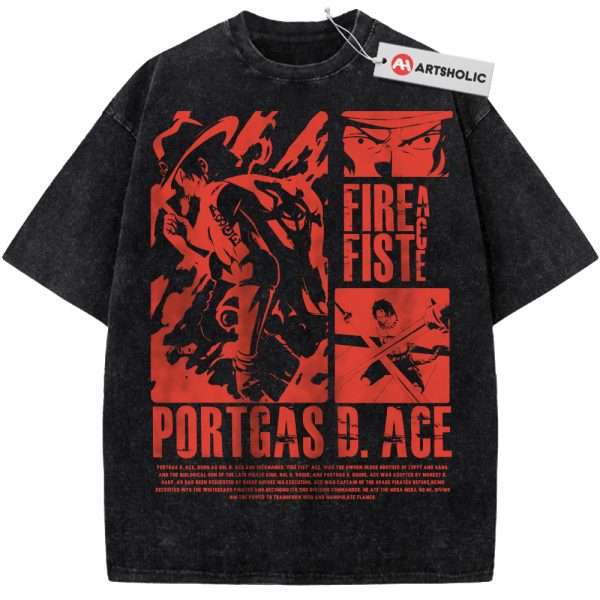 Portgas D Ace Shirt, One Piece Shirt, Anime Shirt, Vintage Tee