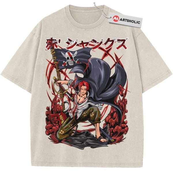 Shanks Shirt, One Piece Shirt, Anime Shirt, Vintage T-Shirt