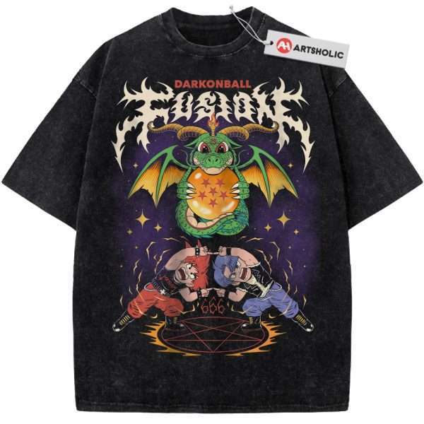 Fusion Son Goten vs Trunks Shirt, Dragon Ball Shirt, Anime Shirt, Vintage T-Shirt
