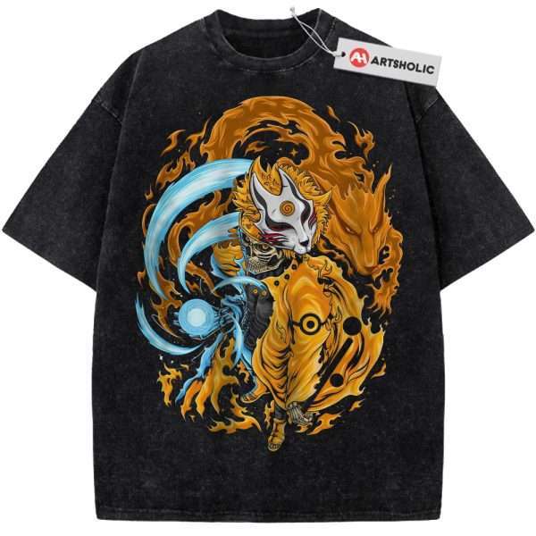 Skeleton Naruto Uzumaki Shirt, Anime Shirt, Vintage T-Shirt