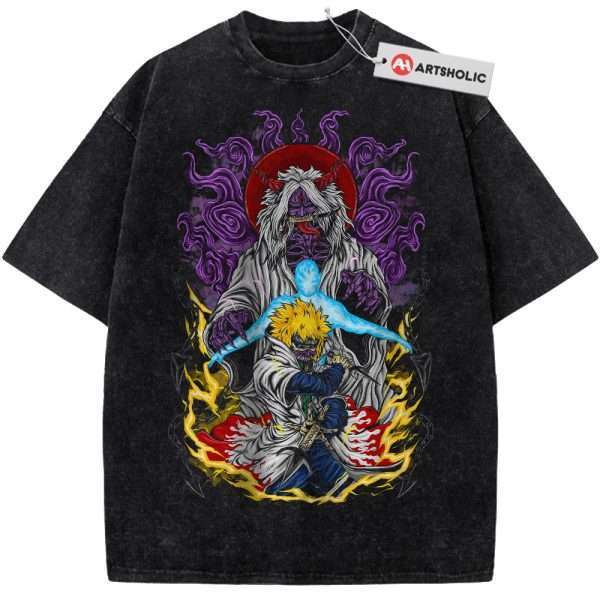 Skeleton Minato Namikaze Shirt, Naruto Shirt, Anime Shirt, Vintage T-Shirt