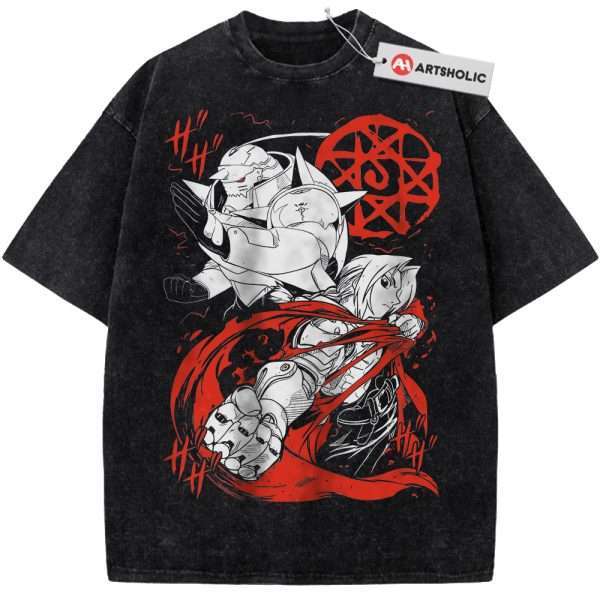 Alphonse vs Edward Elric Shirt, Fullmetal Alchemist Shirt, FMA Shirt, Anime Shirt, Vintage T-Shirt