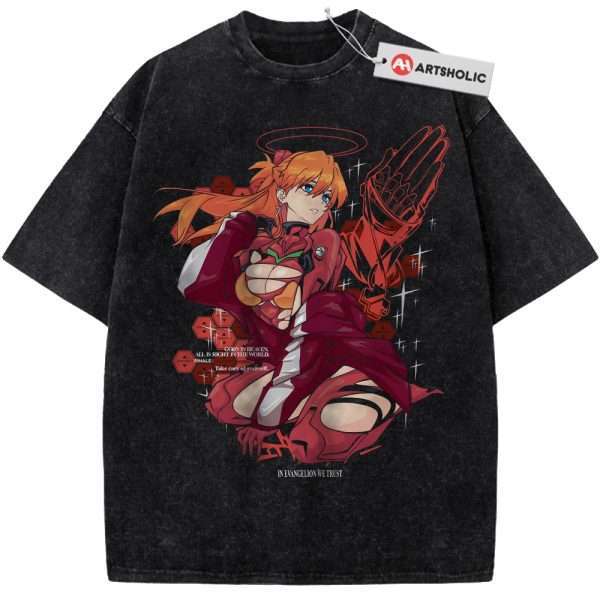 Asuka Langley Soryu Shirt, Neon Genesis Evangelion Shirt, Anime Shirt, Vintage T-Shirt
