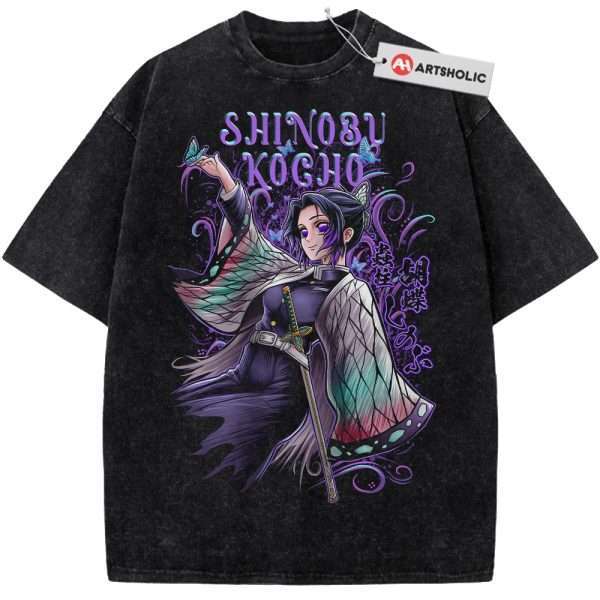 Shinobu Kocho Shirt, Demon Slayer Shirt, Anime Shirt, Vintage T-Shirt