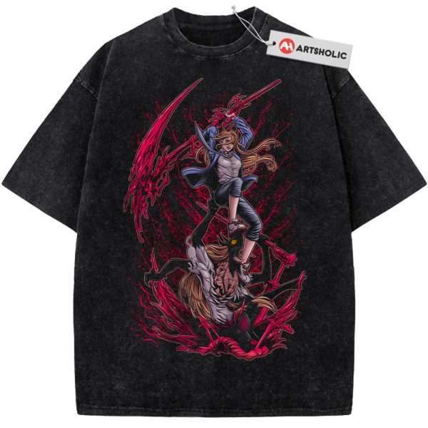 Power Shirt, Chainsaw Man Shirt, Anime Shirt, Vintage T-Shirt