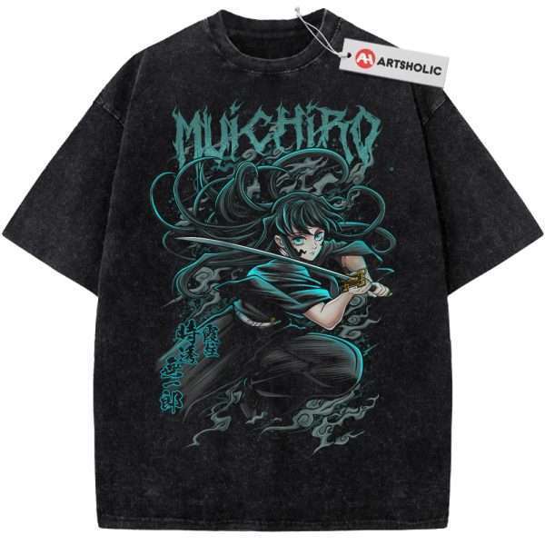 Muichiro Tokito Shirt, Demon Slayer Shirt, Anime Shirt, Vintage T-Shirt