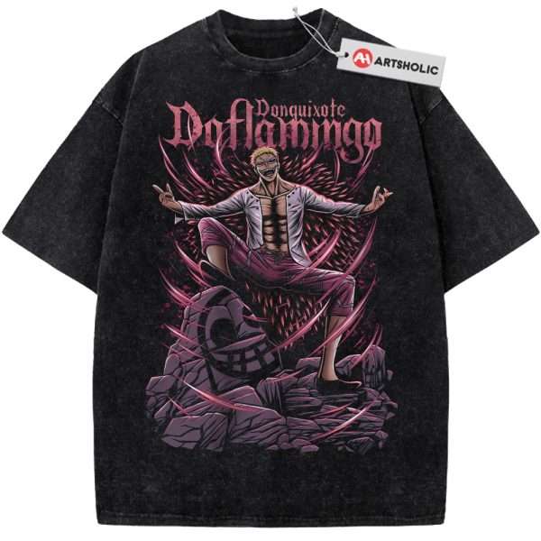 Donquixote Doflamingo Shirt, One Piece Shirt, Anime Shirt, Vintage T-Shirt