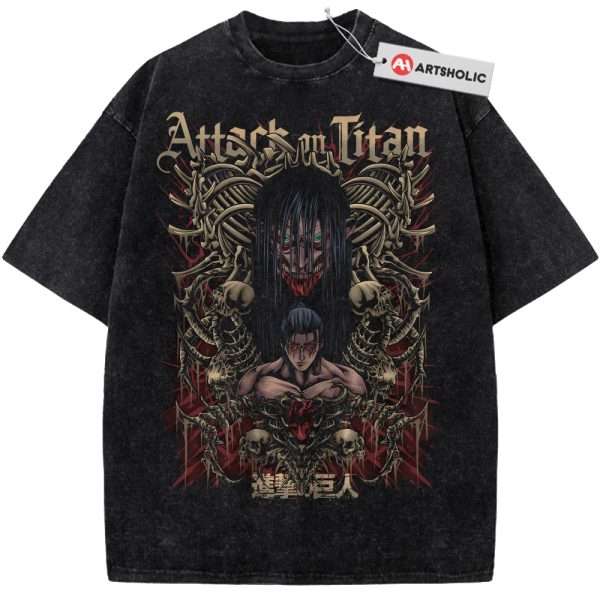 Eren Yeager Shirt, Attack On Titan Shirt, AOT Shirt, Anime Shirt, Vintage T-Shirt