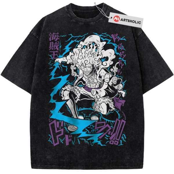Sun God Nika - Monkey D Luffy Shirt, One Piece Shirt, Anime Shirt, Vintage T-Shirt