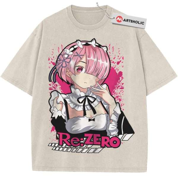 Ram Shirt, Re:Zero Shirt, Anime Shirt, Vintage Tee