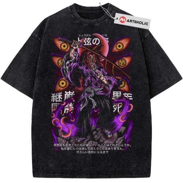Kokushibo Shirt, Demon Slayer Shirt, Anime Shirt, Vintage Tee