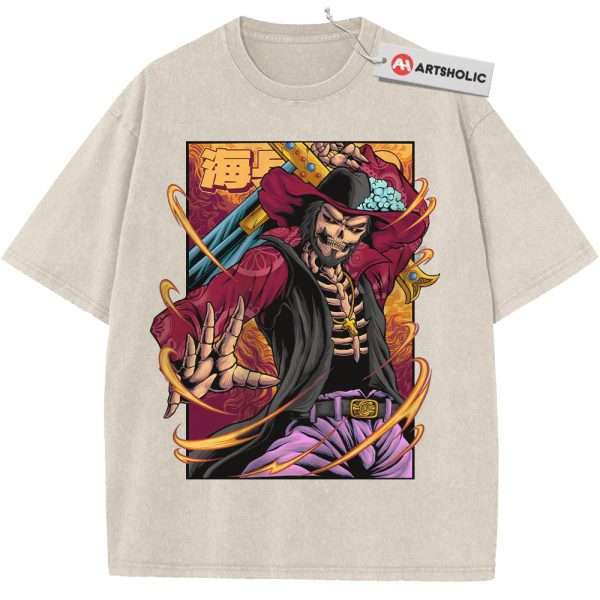 Skeleton Dracule Mihawk Shirt, One Piece Shirt, Anime Shirt, Vintage Tee