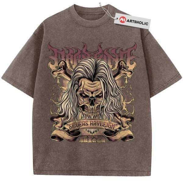 Skull Silvers Rayleigh Shirt, One Piece Shirt, Anime Shirt, Vintage T-Shirt